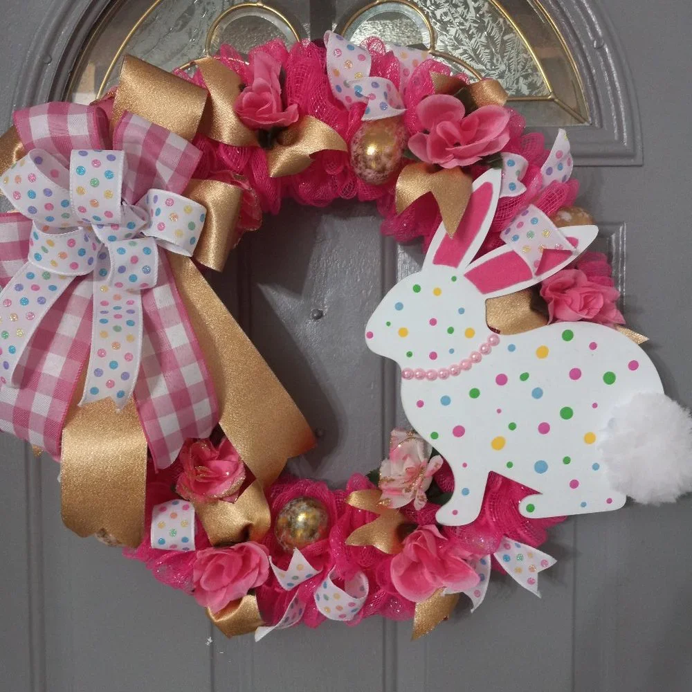 Easter or Spring Wreath - Picture 2 of 4